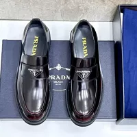 $155.00 USD Prada Leather Shoes For Men #1330236