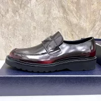 $155.00 USD Prada Leather Shoes For Men #1330236