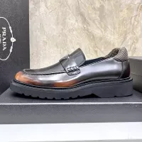 $155.00 USD Prada Leather Shoes For Men #1330378
