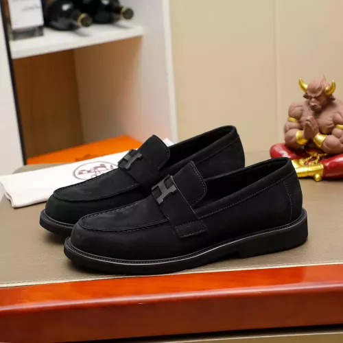 Hermes Leather Shoes For Men #1330762 $85.00 USD, Wholesale Replica Hermes Leather Shoes