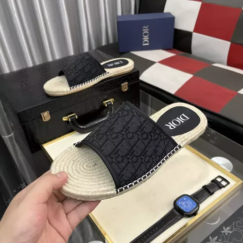 Replica Christian Dior Slippers For Men #1330845 $60.00 USD for Wholesale