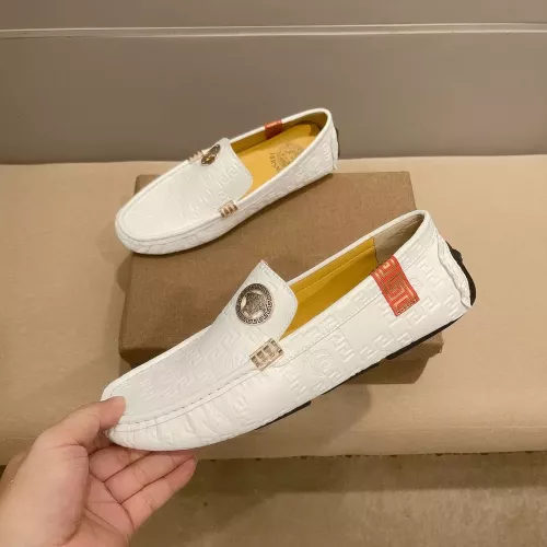 Versace Leather Shoes For Men #1331215 $76.00 USD, Wholesale Replica Versace Leather Shoes