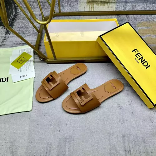 Fendi Slippers For Women #1331741 $80.00 USD, Wholesale Replica Fendi Slippers