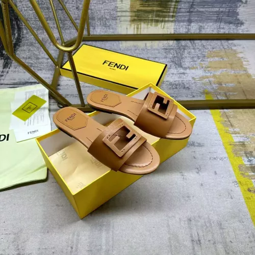 Replica Fendi Slippers For Women #1331741 $80.00 USD for Wholesale