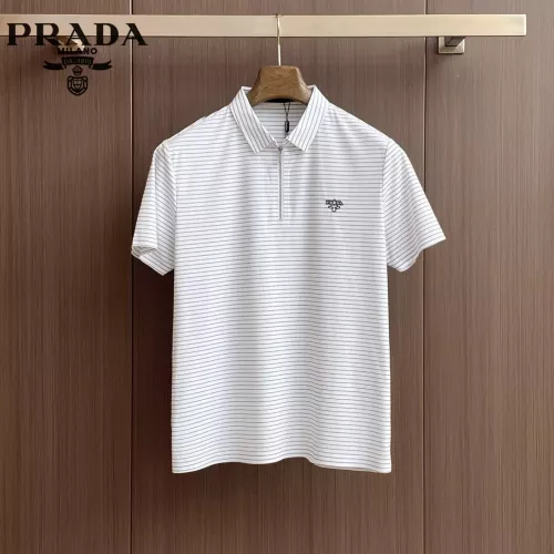 Prada T-Shirts Short Sleeved For Men #1333520 $48.00 USD, Wholesale Replica Prada T-Shirts