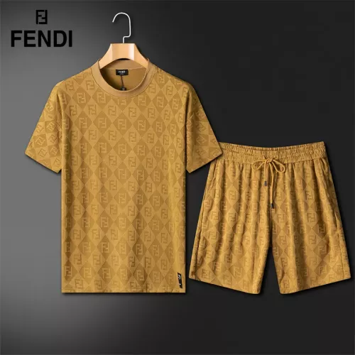Fendi Tracksuits Short Sleeved For Unisex #1333533 $64.00 USD, Wholesale Replica Fendi Tracksuits