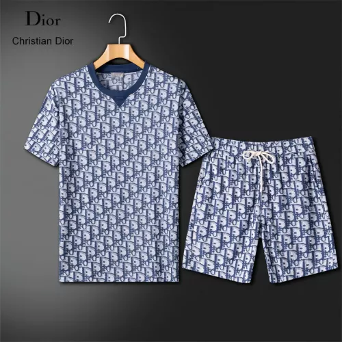 Christian Dior Tracksuits Short Sleeved For Unisex #1333542 $64.00 USD, Wholesale Replica Christian Dior Tracksuits