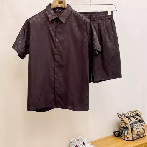 Louis Vuitton LV Tracksuits Short Sleeved For Men #1333588 $64.00 USD, Wholesale Replica Louis Vuitton LV Tracksuits