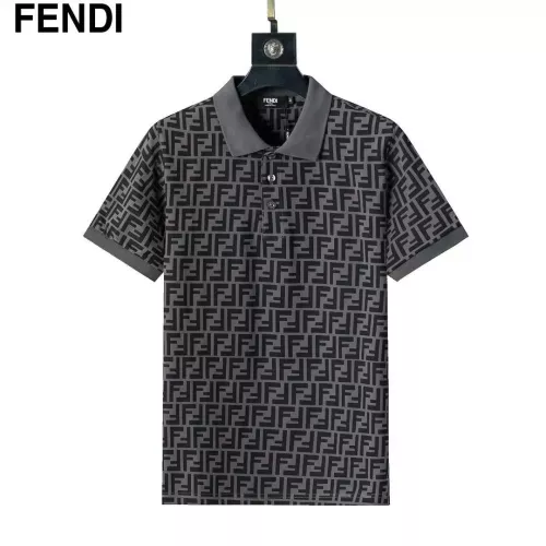 Fendi T-Shirts Short Sleeved For Men #1333775 $32.00 USD, Wholesale Replica Fendi T-Shirts