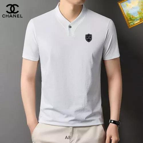 Chanel T-Shirts Short Sleeved For Men #1334415 $34.00 USD, Wholesale Replica Chanel T-Shirts