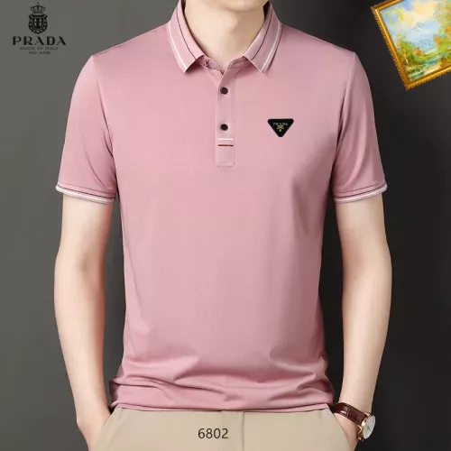 Prada T-Shirts Short Sleeved For Men #1334468