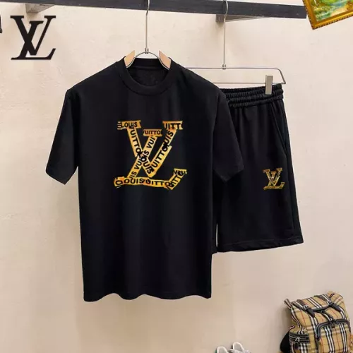 Louis Vuitton LV Tracksuits Short Sleeved For Men #1334688 $48.00 USD, Wholesale Replica Louis Vuitton LV Tracksuits