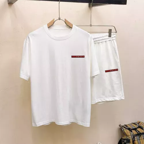 Prada Tracksuits Short Sleeved For Men #1334726