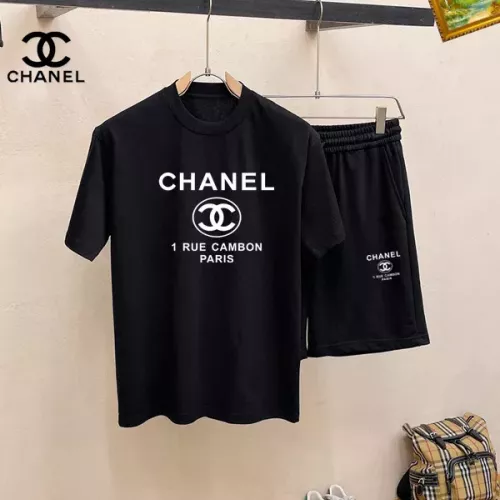 Chanel Tracksuits Short Sleeved For Men #1334751 $48.00 USD, Wholesale Replica Chanel Tracksuits