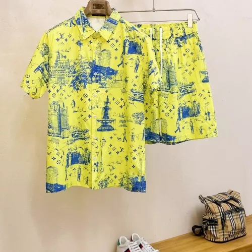 Louis Vuitton LV Tracksuits Short Sleeved For Men #1334899 $64.00 USD, Wholesale Replica Louis Vuitton LV Tracksuits