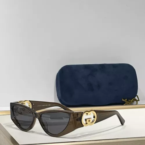 Gucci AAA Quality Sunglasses #1335123 $64.00 USD, Wholesale Replica Gucci AAA Quality Sunglasses