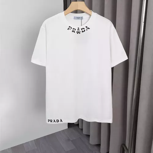 Prada T-Shirts Short Sleeved For Men #1335454 $34.00 USD, Wholesale Replica Prada T-Shirts