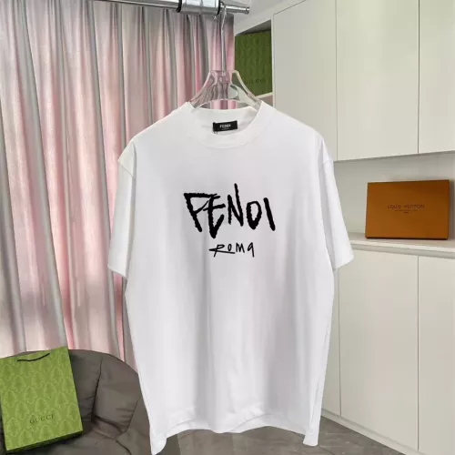Fendi T-Shirts Short Sleeved For Unisex #1335772 $42.00 USD, Wholesale Replica Fendi T-Shirts