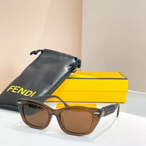 Fendi AAA Quality Sunglasses #1335911 $64.00 USD, Wholesale Replica Fendi AAA Quality Sunglasses