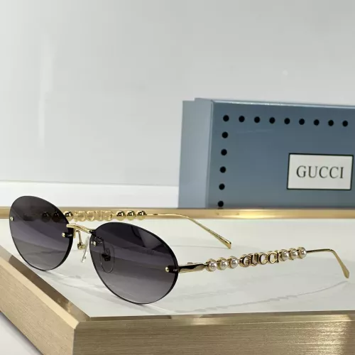 Gucci AAA Quality Sunglasses #1336143 $60.00 USD, Wholesale Replica Gucci AAA Quality Sunglasses