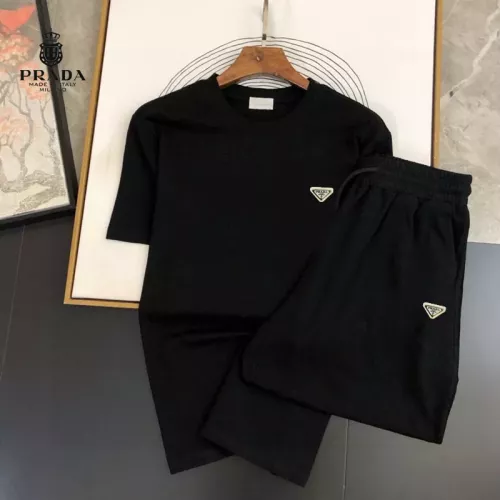 Prada Tracksuits Short Sleeved For Men #1336149 $48.00 USD, Wholesale Replica Prada Tracksuits