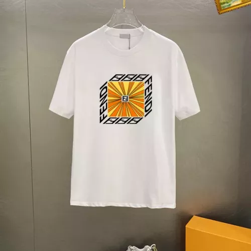 Fendi T-Shirts Short Sleeved For Unisex #1336228 $25.00 USD, Wholesale Replica Fendi T-Shirts