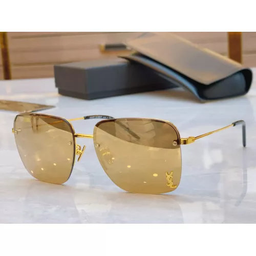 Yves Saint Laurent YSL AAA Quality Sunglasses #1336486 $60.00 USD, Wholesale Replica Yves Saint Laurent YSL AAA Quality Sunglasses