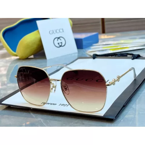 Gucci AAA Quality Sunglasses #1336779 $52.00 USD, Wholesale Replica Gucci AAA Quality Sunglasses