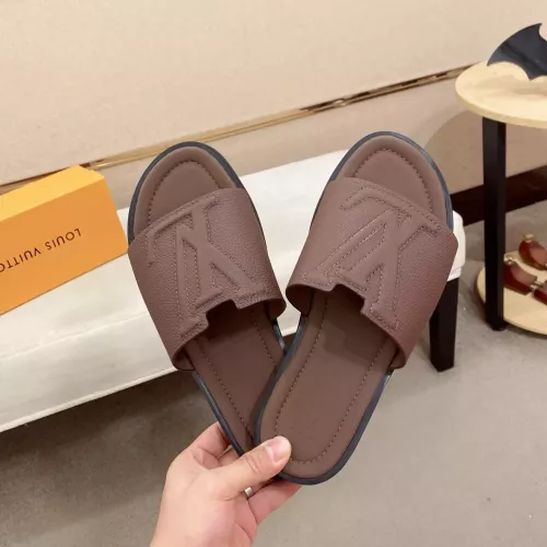 Replica Louis Vuitton Slippers For Men #1339798 $64.00 USD for Wholesale