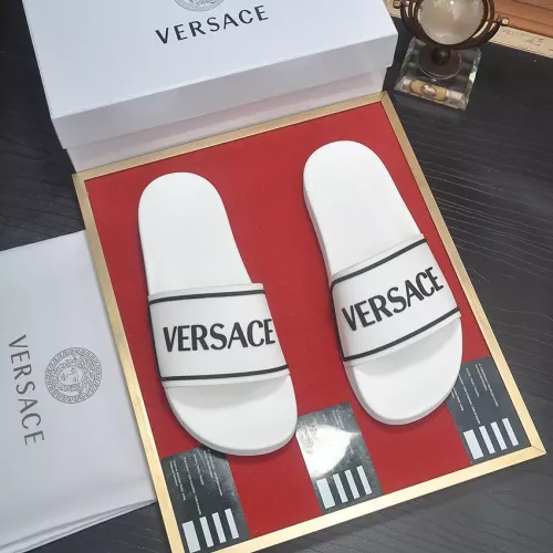 Replica Versace Slippers For Men #1339828 $45.00 USD for Wholesale