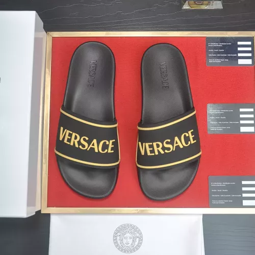 Replica Versace Slippers For Men #1339829 $45.00 USD for Wholesale