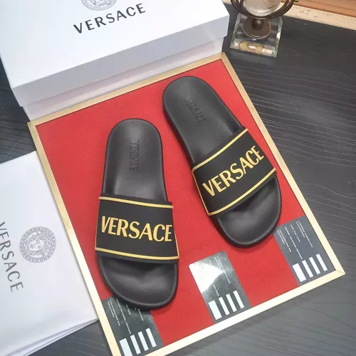 Replica Versace Slippers For Men #1339829 $45.00 USD for Wholesale