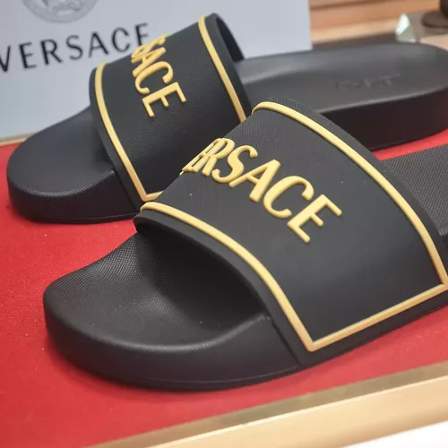 Replica Versace Slippers For Men #1339829 $45.00 USD for Wholesale