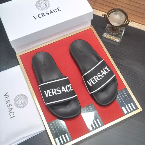Replica Versace Slippers For Men #1339830 $45.00 USD for Wholesale