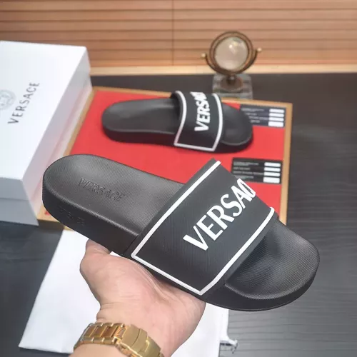 Replica Versace Slippers For Men #1339830 $45.00 USD for Wholesale