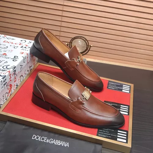 Replica Dolce & Gabbana D&G Leather Shoes For Men #1339970 $96.00 USD for Wholesale