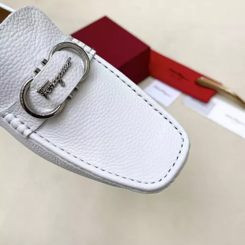 Replica Salvatore Ferragamo Leather Shoes For Men #1339991 $125.00 USD for Wholesale