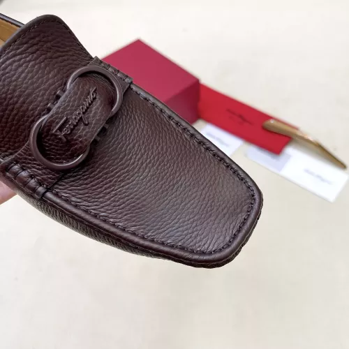 Replica Salvatore Ferragamo Leather Shoes For Men #1339993 $125.00 USD for Wholesale