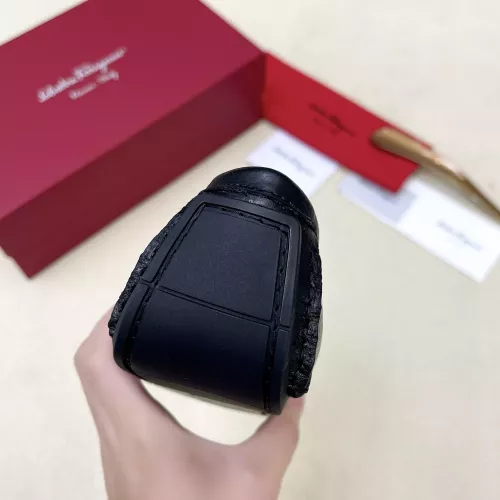 Replica Salvatore Ferragamo Leather Shoes For Men #1339994 $125.00 USD for Wholesale