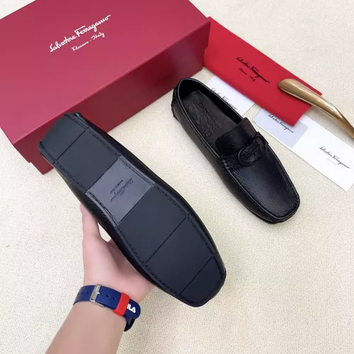 Replica Salvatore Ferragamo Leather Shoes For Men #1339994 $125.00 USD for Wholesale