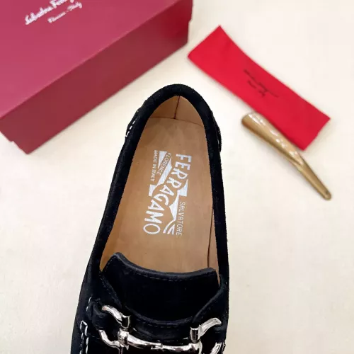 Replica Salvatore Ferragamo Leather Shoes For Men #1339995 $125.00 USD for Wholesale