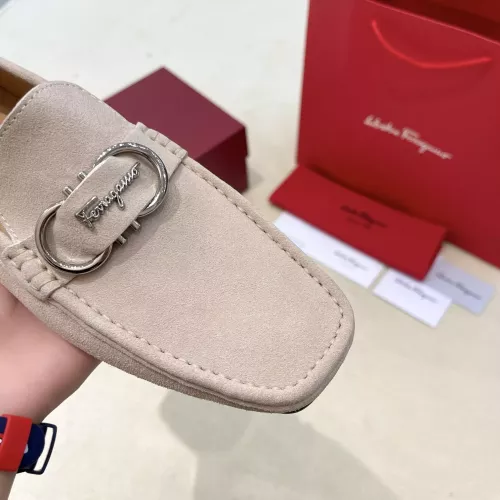 Replica Salvatore Ferragamo Leather Shoes For Men #1339997 $125.00 USD for Wholesale