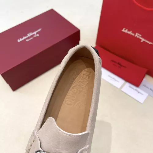 Replica Salvatore Ferragamo Leather Shoes For Men #1339997 $125.00 USD for Wholesale