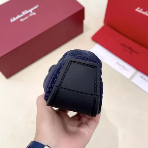 Replica Salvatore Ferragamo Leather Shoes For Men #1339998 $125.00 USD for Wholesale