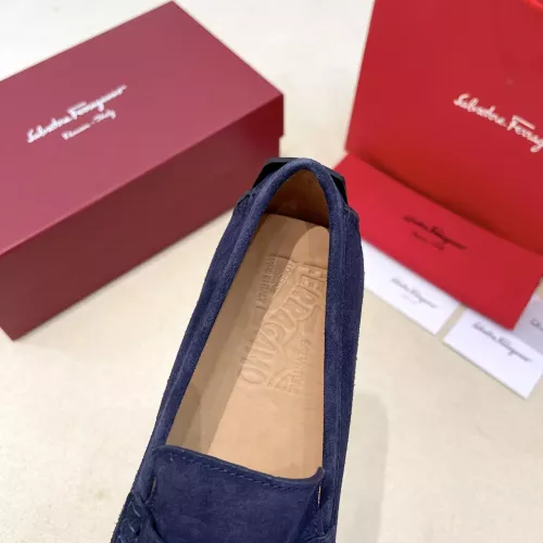 Replica Salvatore Ferragamo Leather Shoes For Men #1339998 $125.00 USD for Wholesale