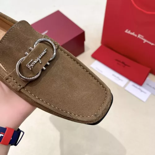 Replica Salvatore Ferragamo Leather Shoes For Men #1339999 $125.00 USD for Wholesale