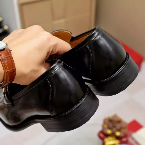 Replica Salvatore Ferragamo Leather Shoes For Men #1340008 $88.00 USD for Wholesale