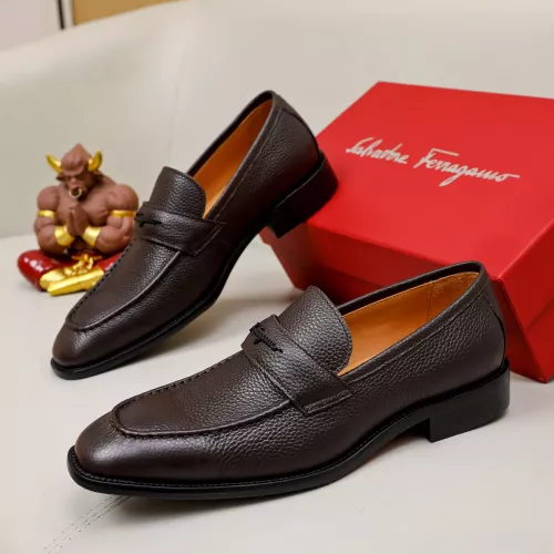 Salvatore Ferragamo Leather Shoes For Men #1340009