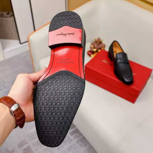 Replica Salvatore Ferragamo Leather Shoes For Men #1340010 $88.00 USD for Wholesale