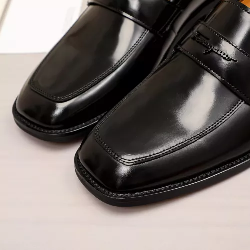 Replica Salvatore Ferragamo Leather Shoes For Men #1340013 $88.00 USD for Wholesale
